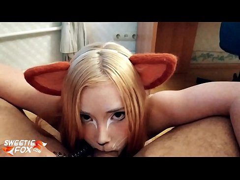 ❤️ Kitsune s'empassa la polla i es corre a la boca ☑ Vídeo de sexe al porno ca.novoporn.ru ❌️❤